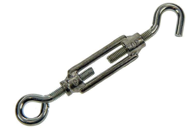 Afbeelding laden in galerijviewer, Mack 1006872 - 2 spanners: oog + haak verzinkt m6x60mm bl | 5 stuks