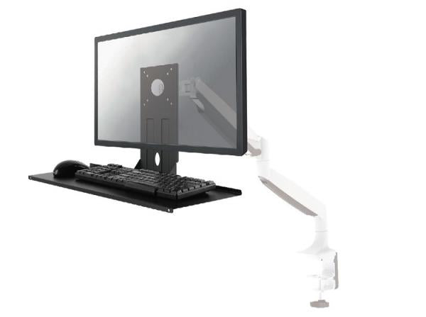 Afbeelding laden in galerijviewer, Neomounts keyb-v200black toetsenbord- en muishouder, 3 kg, 75x75 mm, 100x100 mm, black