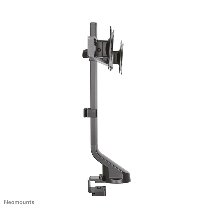 Afbeelding laden in galerijviewer, Neomounts fpma-d860dblack flatscreen bureausteun, 2x 10-27 7 kg, 26 - 45 cm, 75x75 100x