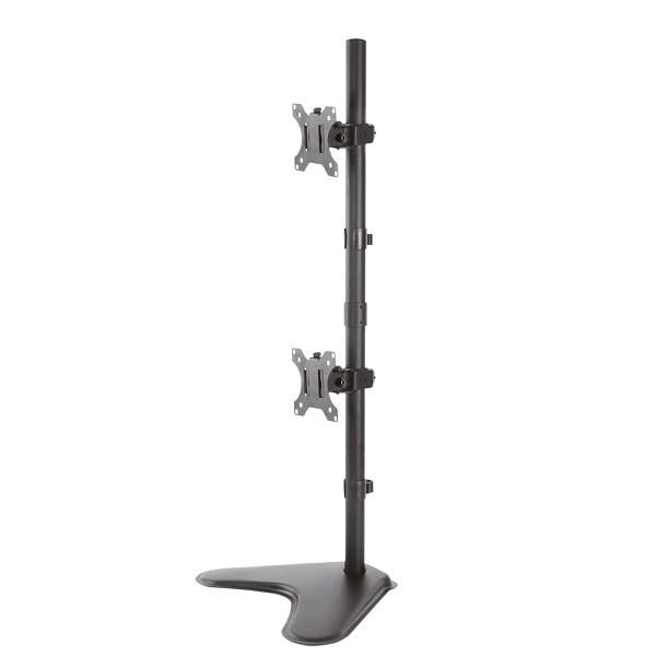 Afbeelding laden in galerijviewer, Neomounts neomounts fpma-d550ddvblack full dual desk mount, 2x 10-32 , 16 kg, 91 cm, 75x75