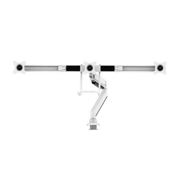 Afbeelding laden in galerijviewer, Neomounts neomounts nm-d775dx3white flat screen desk mount, 17-27 , 6 kg, 100x100 mm, clamp, white