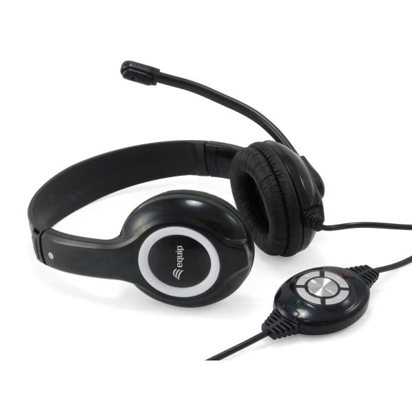 Afbeelding laden in galerijviewer, Equip 245301 gaming headset, usb, head-band, binaural, digital, black