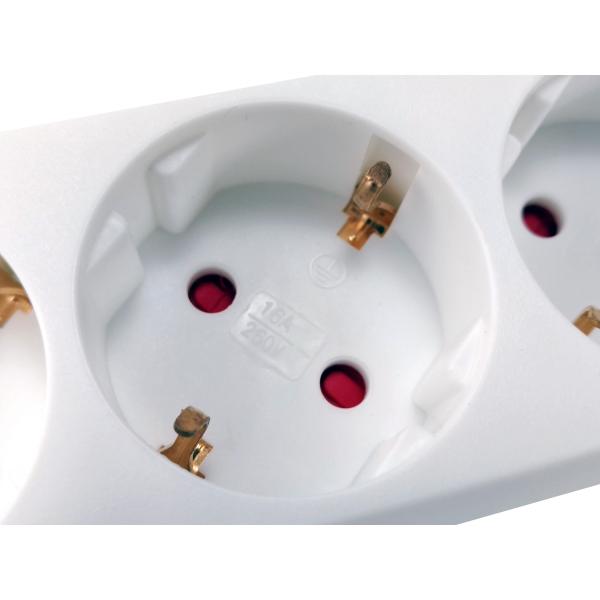 Afbeelding laden in galerijviewer, Equip 245554, 5-outlet power strip with 2x usb, 5x ac outlet(s) indoor, type f, 1.5 mm², 1.8 m