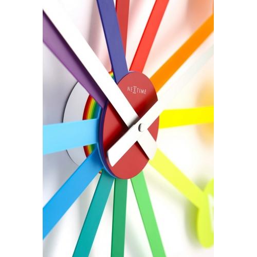 Afbeelding laden in galerijviewer, Nextime klok 2995di colour guide, ø 60 cm, wall, multi-color
