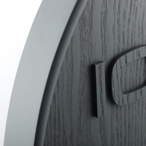 Afbeelding laden in galerijviewer, Nextime klok 3095gs wood wood big, ø52.8 cm, wall, gray