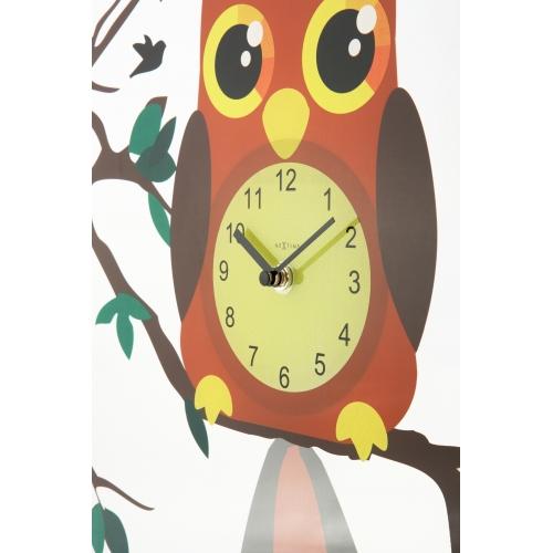 Afbeelding laden in galerijviewer, Nextime klok 8169 oohoo, ø43 cm, wall, multi-color