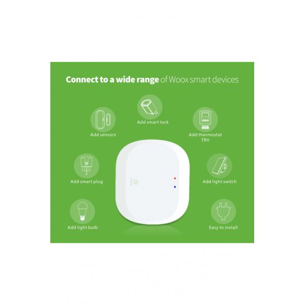 Afbeelding laden in galerijviewer, Woox r7070 smart wireless gateway, wifi 2.4 ghz, zigbee 3.0, max 50 devices, 10-30m, usb-power