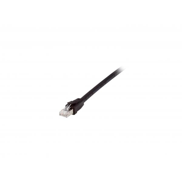 Afbeelding laden in galerijviewer, Equip 608057 patch cable, cat8.1, s ftp (s-stp) rj-45, rj-45, black, 0.5m