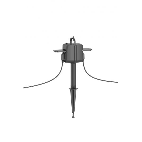 Afbeelding laden in galerijviewer, Woox r6079 slimme tweeweg buitencontactdoos, wifi, 2x schuko, ip44, 3680w, 16a