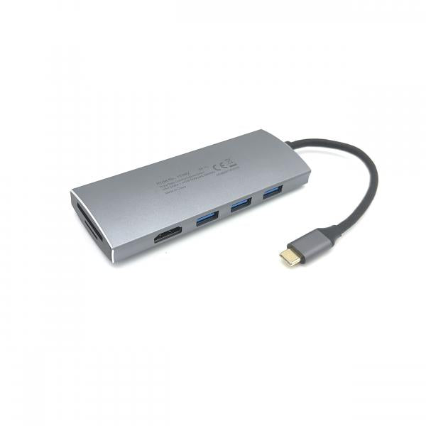 Afbeelding laden in galerijviewer, Equip 133482 usb-c 7in 1 multifunctional adapter