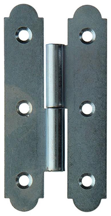 Afbeelding laden in galerijviewer, Mack 1013261 - 2 spaanse paumellen links verzinkt h 100 x b 50 mm | 5 stuks