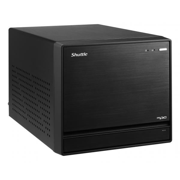 Afbeelding laden in galerijviewer, Shuttle sw580r8 black xpc cube pc barebone, lga1200, intel, 4x ddr4, dimm, m.2, 500w 80+ gold