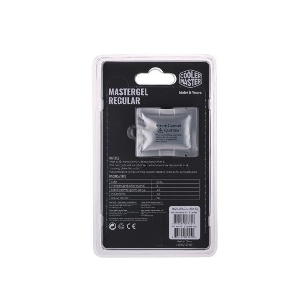 Afbeelding laden in galerijviewer, Cooler master mgx-zosg-n15m-r2 mastergel regular, 1.5ml, 5 w m-k, gray