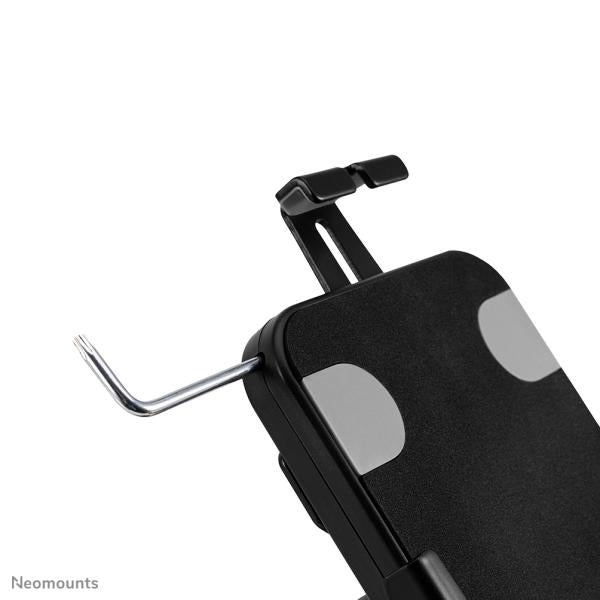 Afbeelding laden in galerijviewer, Neomounts wl15-625bl1 lockable universal wall mountable tablet casing for most tablets