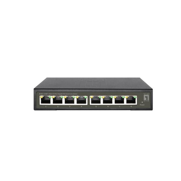 Afbeelding laden in galerijviewer, Levelone ges-2108p hilbert 8-port gigabit poe smart lite managed l2 switch, 8x poe, 112w, 802.3at af