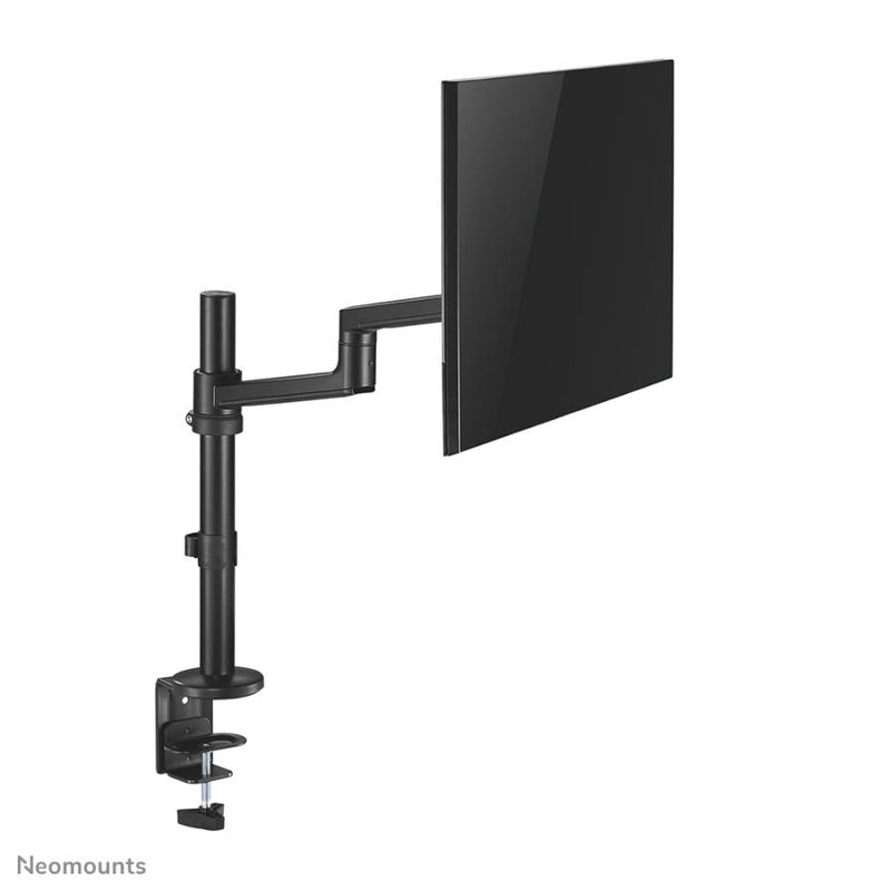Afbeelding laden in galerijviewer, Neomounts ds60-425bl1 desk-mount, 1x 27 inch, 8 kg, tilt rotate swivel, 100x100 mm, black