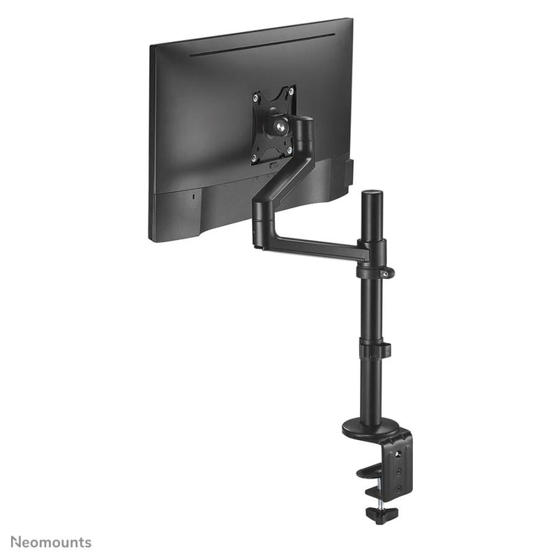 Afbeelding laden in galerijviewer, Neomounts ds60-425bl1 desk-mount, 1x 27 inch, 8 kg, tilt rotate swivel, 100x100 mm, black