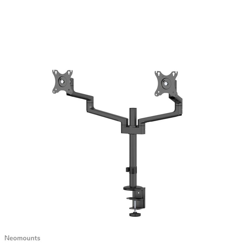 Afbeelding laden in galerijviewer, Neomounts ds60-425bl2 desk monitor arm, clamp grommet, 17 - 27 , 8 kg, 100x100 mm, black