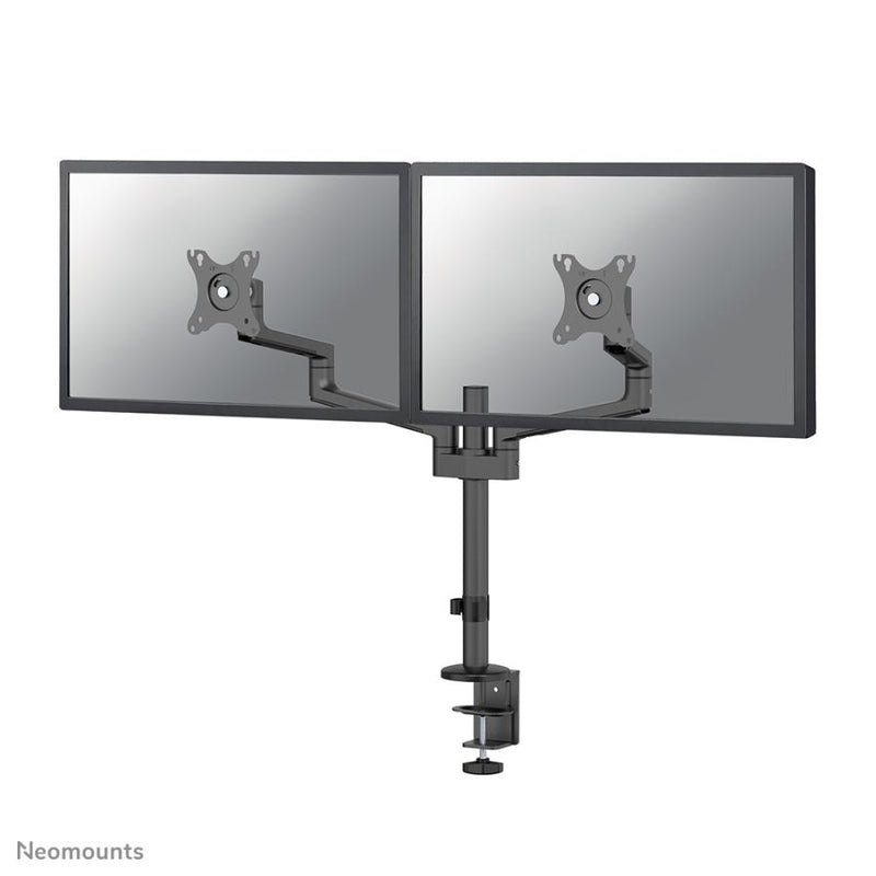 Afbeelding laden in galerijviewer, Neomounts ds60-425bl2 desk monitor arm, clamp grommet, 17 - 27 , 8 kg, 100x100 mm, black