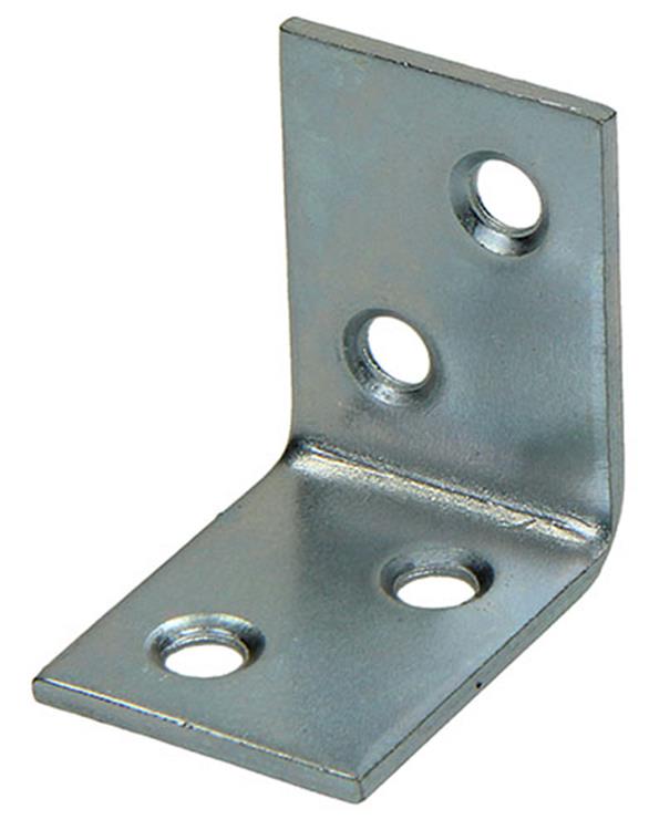 Afbeelding laden in galerijviewer, Mack 1013293 - 8 stoelwinkelhaken verzinkt 27x27x20x2mm | 10 stuks