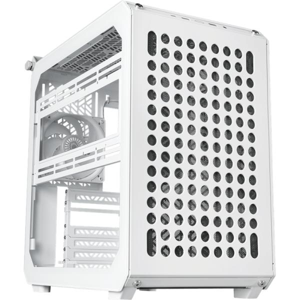 Afbeelding laden in galerijviewer, Cooler master q500-wgnn-s00 qube 500 flatpack white, atx, usb 3.2, 120 140 mm, water-cooling ready