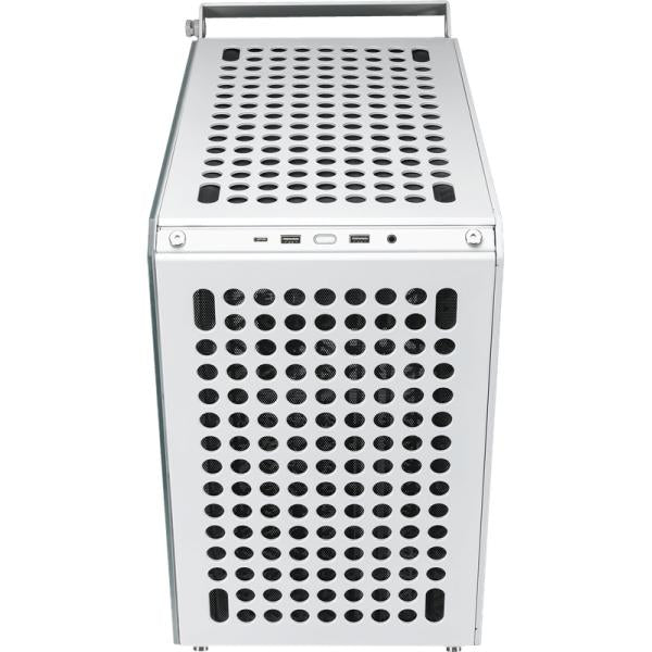 Afbeelding laden in galerijviewer, Cooler master q500-wgnn-s00 qube 500 flatpack white, atx, usb 3.2, 120 140 mm, water-cooling ready