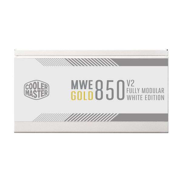 Afbeelding laden in galerijviewer, Cooler master mpe-8501-afaag-3g mwe gold v2 eu, 850w, atx3.0, 12vhpwr, =90%, 120mm, white