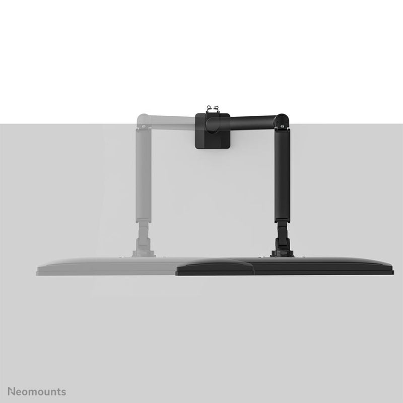 Afbeelding laden in galerijviewer, Neomounts ds70-250bl1 desk monitor arm, clamp grommet, 9 kg, 17 - 35 , 100x100 mm, black