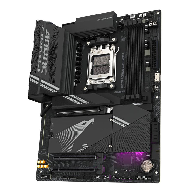 Afbeelding laden in galerijviewer, Gigabyte x870 a elite wifi7, atx, amd am5, x870, 4x ddr5, usb4, 2.5 gbe, wi-fi 7, pcie 5.0