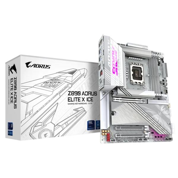 Afbeelding laden in galerijviewer, Gigabyte z890 a elite x ice, atx, lga1851, intel® core™ ultra, 4x ddr5, 2.5 gbe, wi-fi 7, usb4