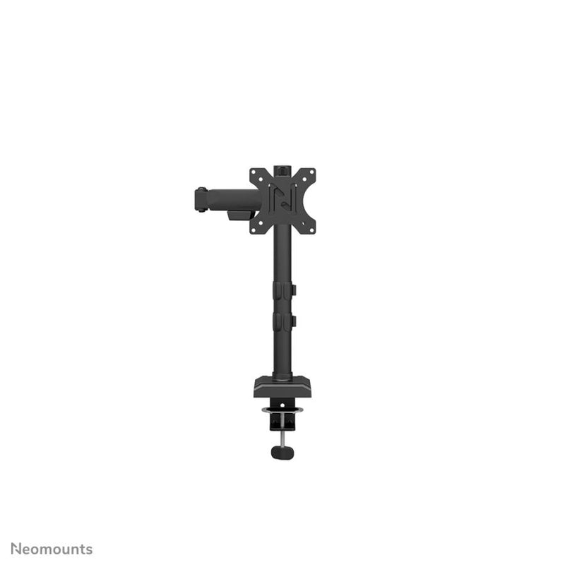 Afbeelding laden in galerijviewer, Neomounts ds60-600bl1 desk monitor arm, clamp grommet, 8 kg, 10 - 32 , 100 x 100 mm, black