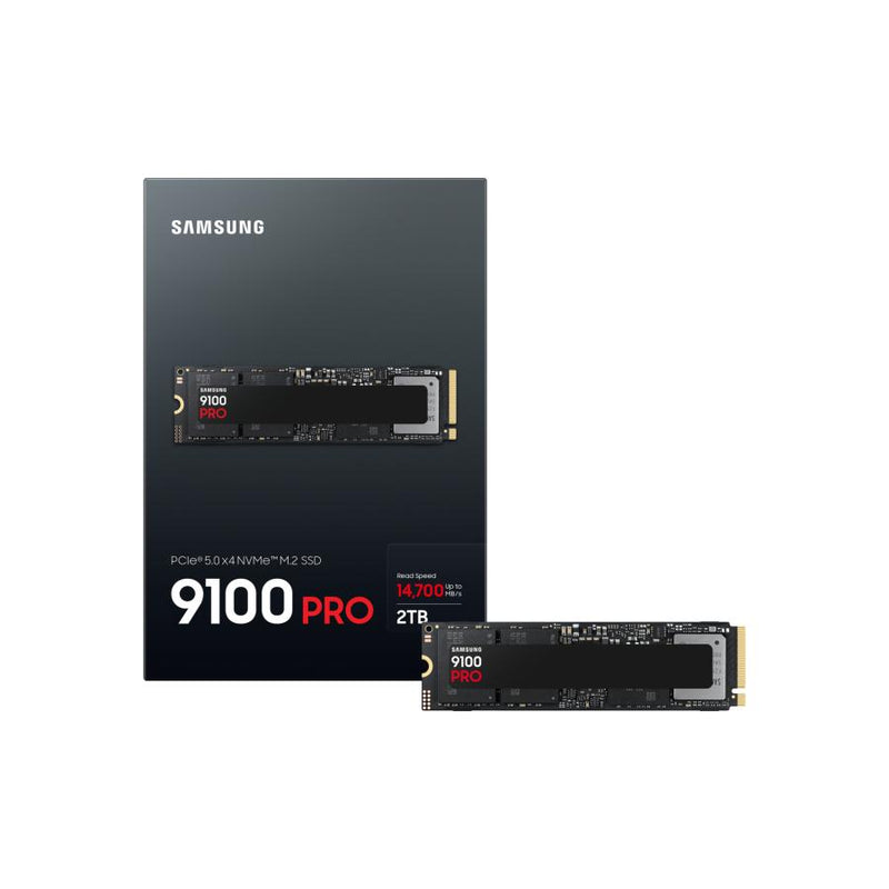 Afbeelding laden in galerijviewer, Samsung mz-vap2t0bw 9100 pro pcie® 5.0 nvme™ m.2 ssd - 2 tb, 2 tb, m.2, 14700 mb s
