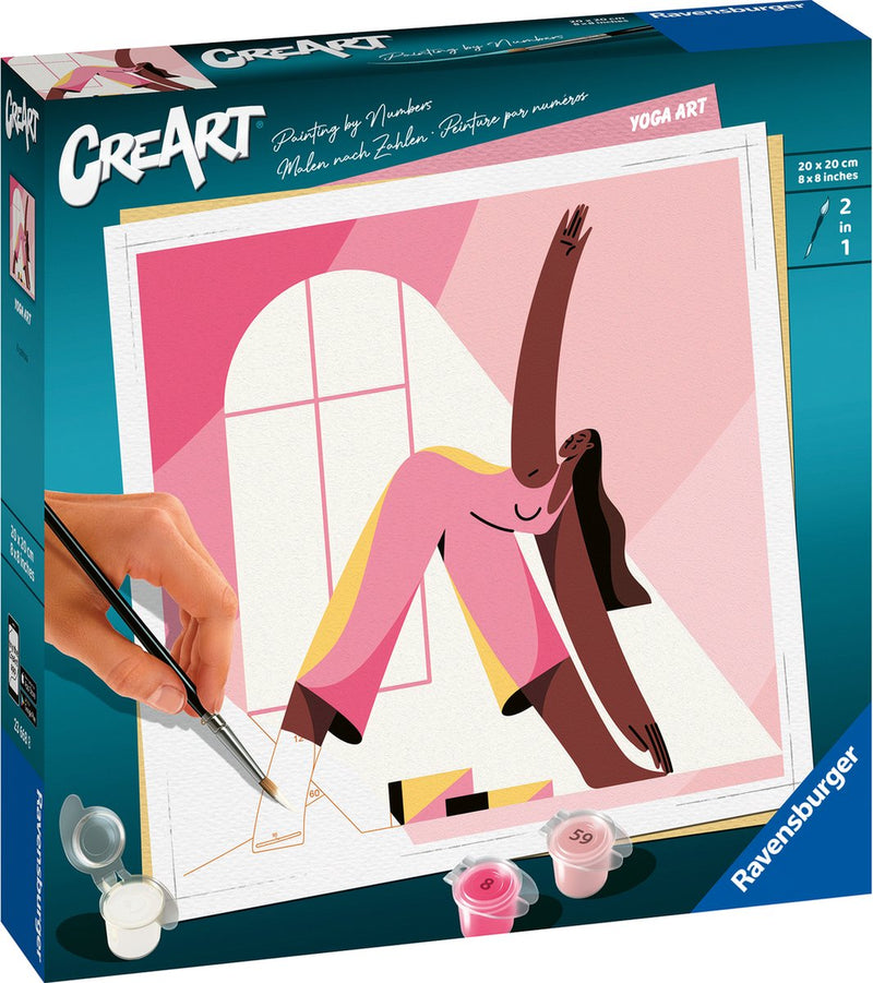 Afbeelding laden in galerijviewer, Ravensburger creart schilderen op nummer - yoga