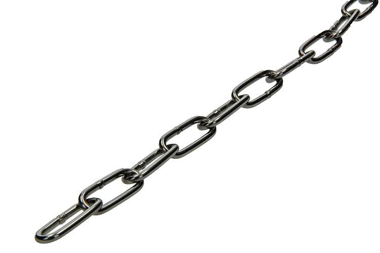 Afbeelding laden in galerijviewer, Mack 1015114 - kett. inox sch. lang din5685-1ø 3mm l 26mm 30m wwl 40 kg | 30 stuks