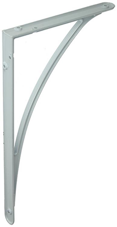 Afbeelding laden in galerijviewer, 1015319 - versterkte konzool alu wit 350x200 mm | 6 stuks