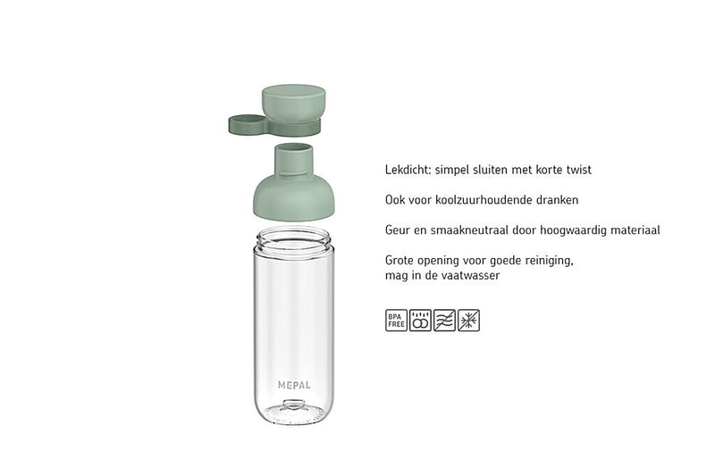 Afbeelding laden in galerijviewer, Mepal waterfles vita 900ml - nordic blue