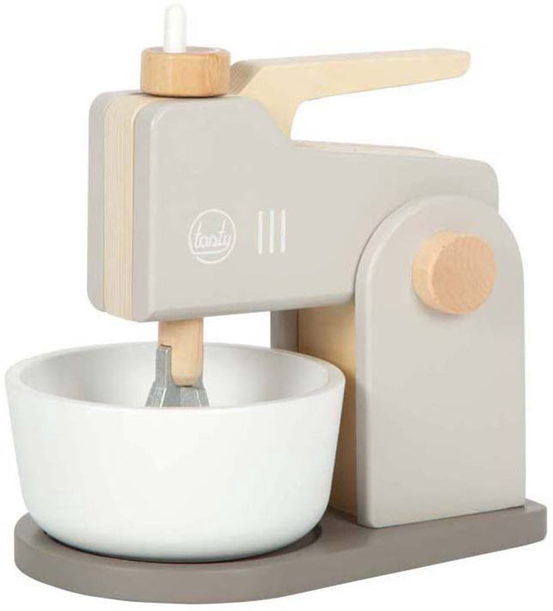 Afbeelding laden in galerijviewer, Small foot - houten mixer speelset grijs tasty