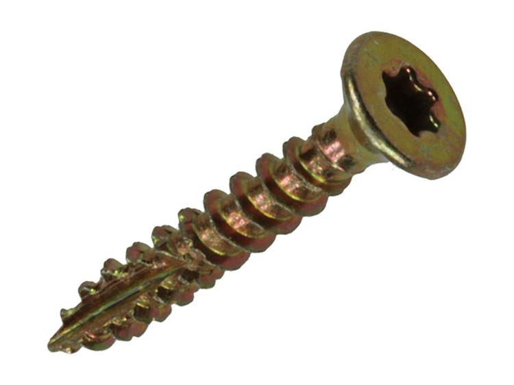 Afbeelding laden in galerijviewer, Mack 1017282 - spaanplschr.vzkop-zelfb. geelverz. 45 st 3,0 x 20 mm | 10 stuks