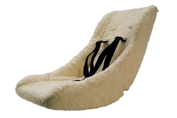 Afbeelding laden in galerijviewer, Melia Bakfiets Babyschaal BRGL - 27cm - Polystyreen - 400g - 10kg - EC 12790 - Melia Basis - EPS - Zwarte Gordelband - 3-punts gordel - 0.6kg - 15kg - 78cm