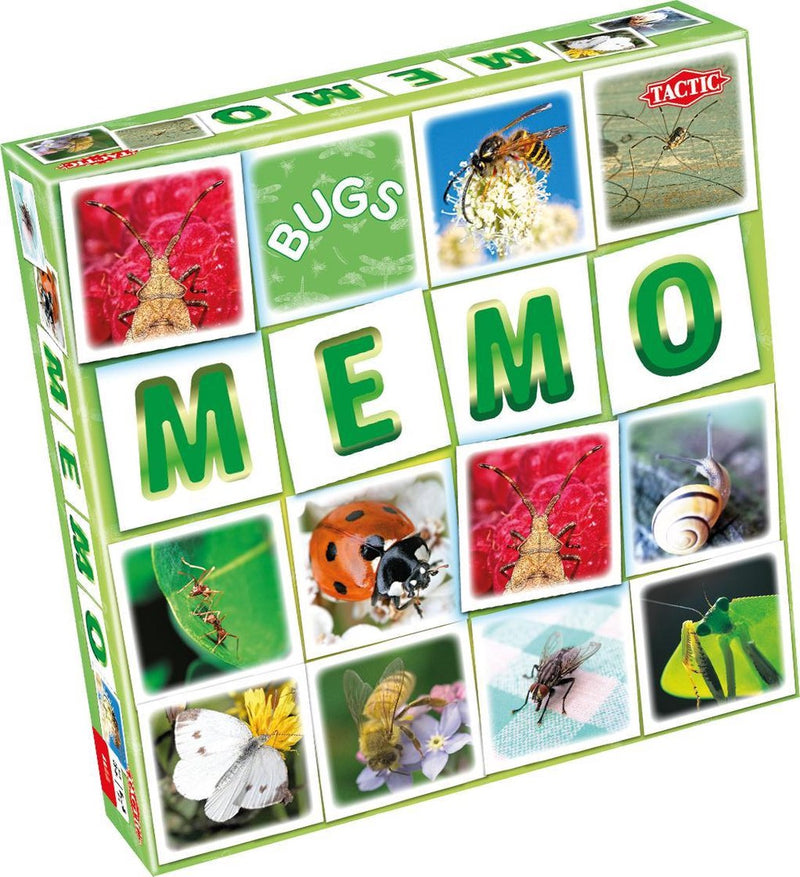 Afbeelding laden in galerijviewer, Tactic memo insecten - memospel - zoek de juiste paren - vlinders, lieveheersbeestjes en andere kriebelbeestjes - educatief gezelschapsspel voor kinderen en families - 2 tot 6 spelers - vanaf 3 jaar