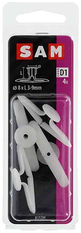 Afbeelding laden in galerijviewer, Mack 1017893 - hollewandplug nylon 4 st ta | 10 stuks