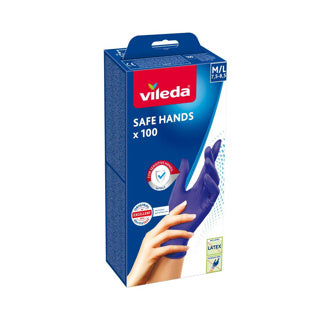 Afbeelding laden in galerijviewer, Vileda handschoen safe hands x100 | 2 stuks