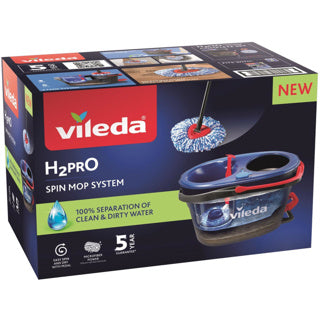 Afbeelding laden in galerijviewer, Vileda h2pro spin mop box
