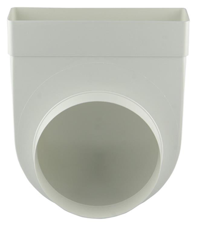 Afbeelding laden in galerijviewer, Renson 1006409 - pvc hoekverbinding rechth rond90° 7017 wit ø 150 | 3 stuks