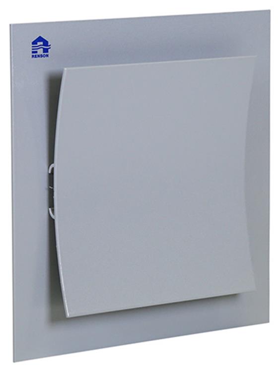 Afbeelding laden in galerijviewer, Renson 1006756 - rooster xd1 mat 9006 152x152mm | 1 stuks