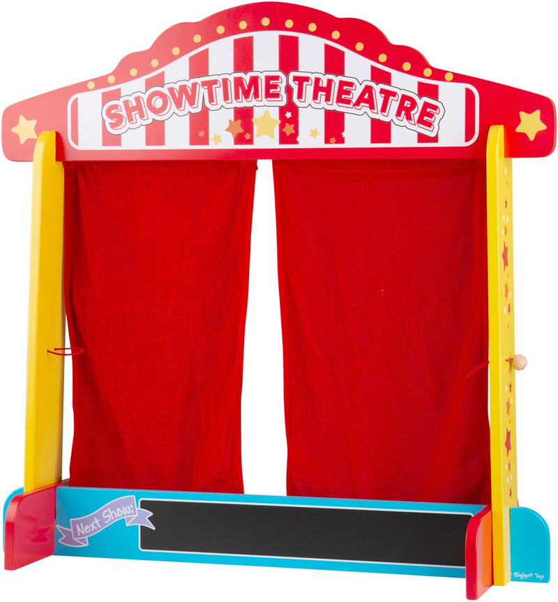 Afbeelding laden in galerijviewer, Bigjigs poppenkast - tafelmodel