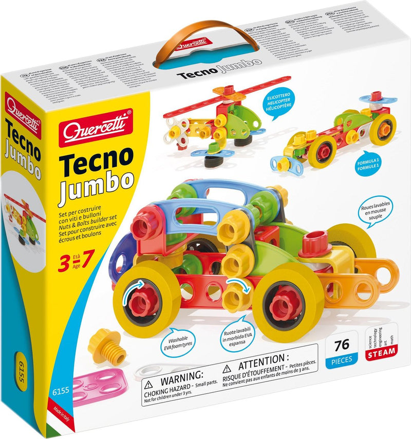 Afbeelding laden in galerijviewer, Quercetti tecno jumbo, 72dlg