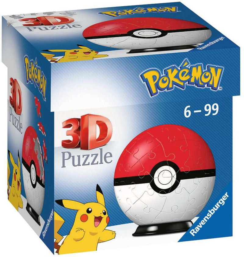 Afbeelding laden in galerijviewer, Ravensburger pokémon pokeball 3d puzzel, 54st.