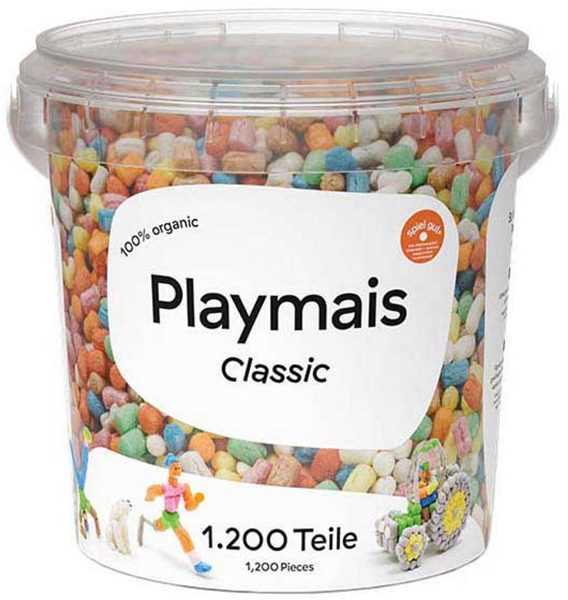 Afbeelding laden in galerijviewer, Playmais classic basic emmer (> 1200 stukjes)