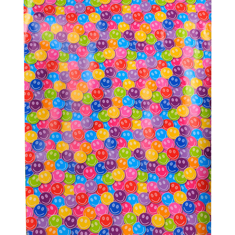 Afbeelding laden in galerijviewer, Rotolux inpakpapier lachgezicht, 3 mtr
